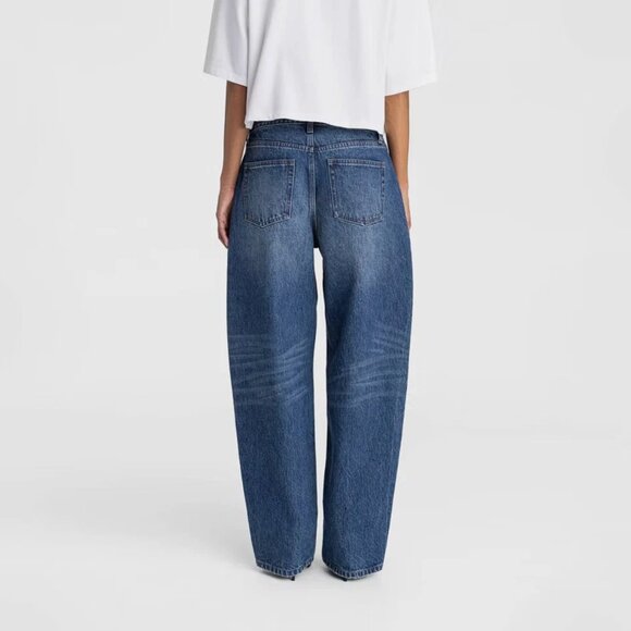 NWT KBB by Kahlana "The Kahlana Jean" Mid-Rise Wide Leg Denim Jeans - Picture 2 of 8